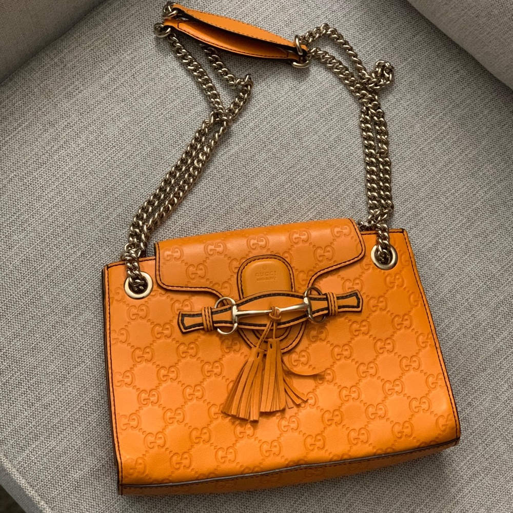 Gucci Handbag - Leather Orange